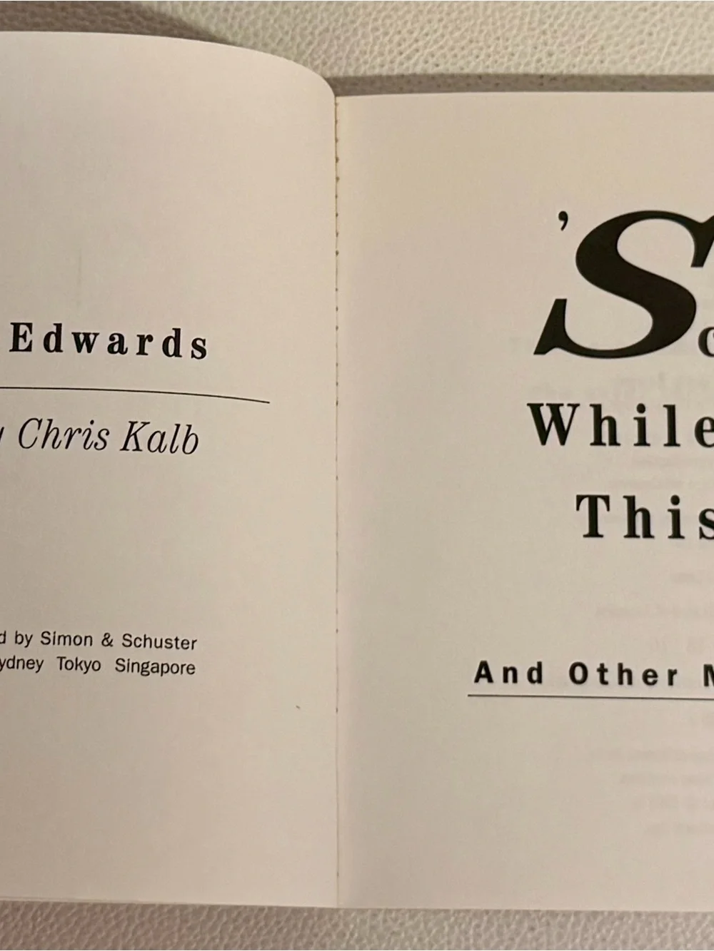 Scuse Me While I Kiss This Guy Misheard Lyrics 1995 Music Humor Vintage Book VG